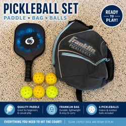Pickleball Set – Paddle, Franklin Bag & Balls – Ready to Play