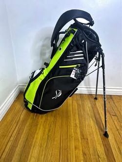 New ANNCORD Golf Stand Bag 14 Way Top Dividers Full-Length with Stand Black Green