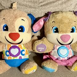 Fisher-Price Laugh & Learn Smart Stages Interactive Puppy Plush - Girl Boy