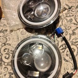 Jeep Wrangler LED Headlights 