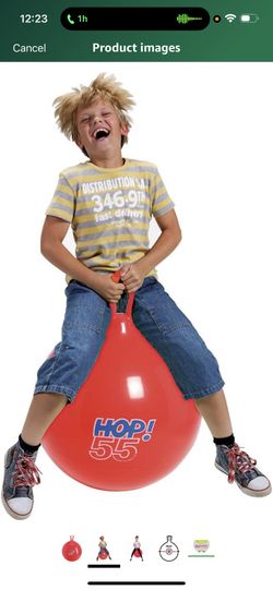 New Gymnic Hop 55 22” Ride On Hop Ball