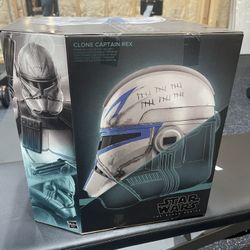 Hasbro Star Wars The Black Series Clone Captain Rex 1:1 Helmet Brand New