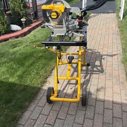 DeWalt Steel Adjustable Rolling Miter Saw & Stand