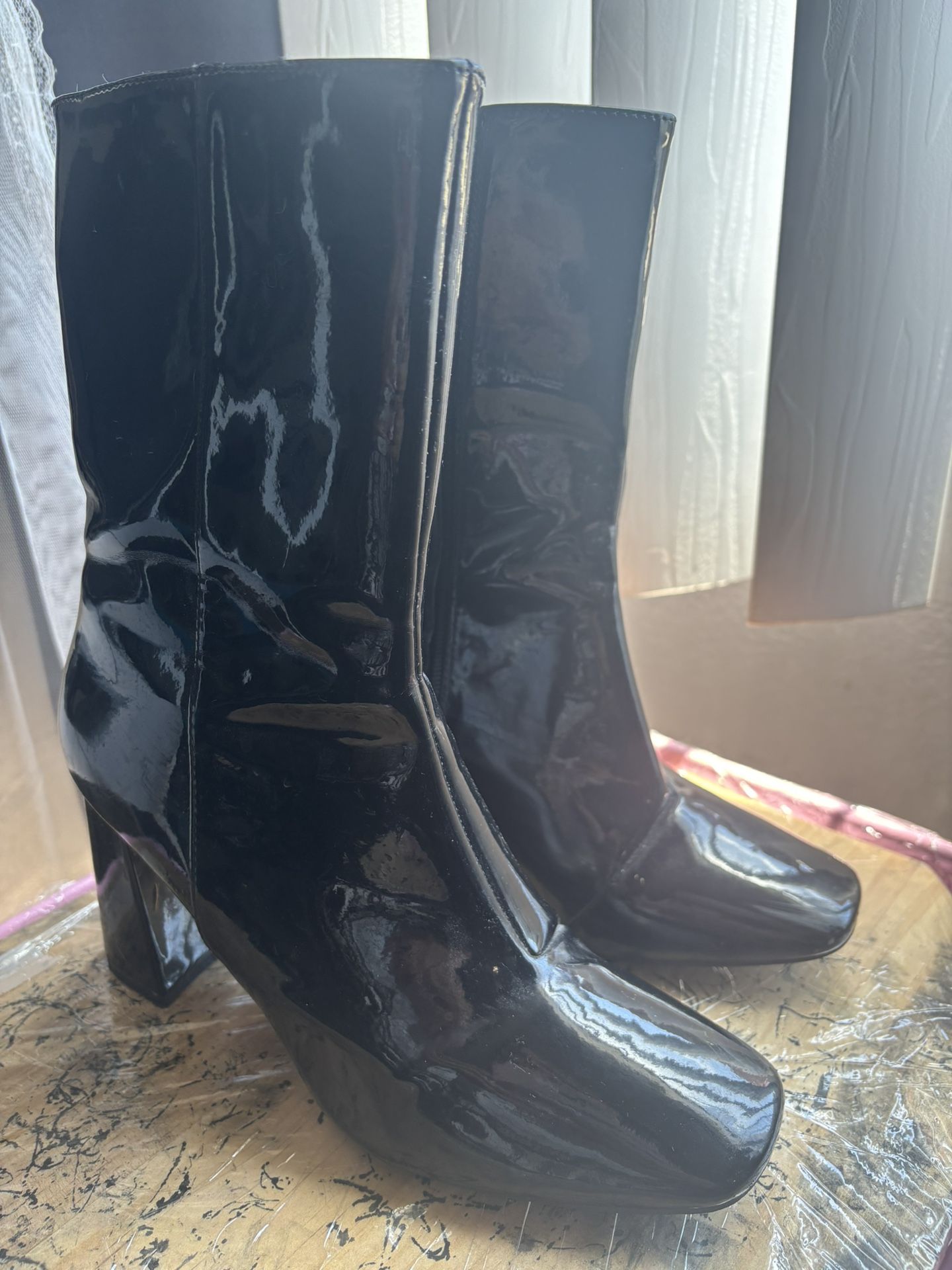 Black Heeled Boots