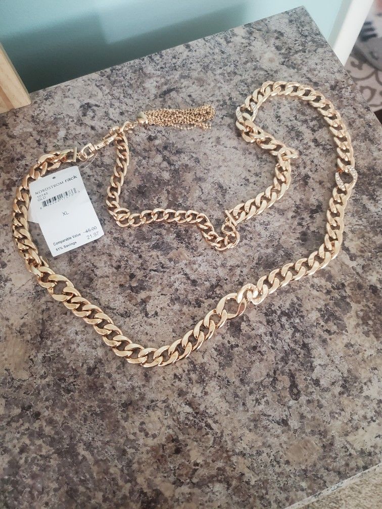 Gold Chain Belt Brand New