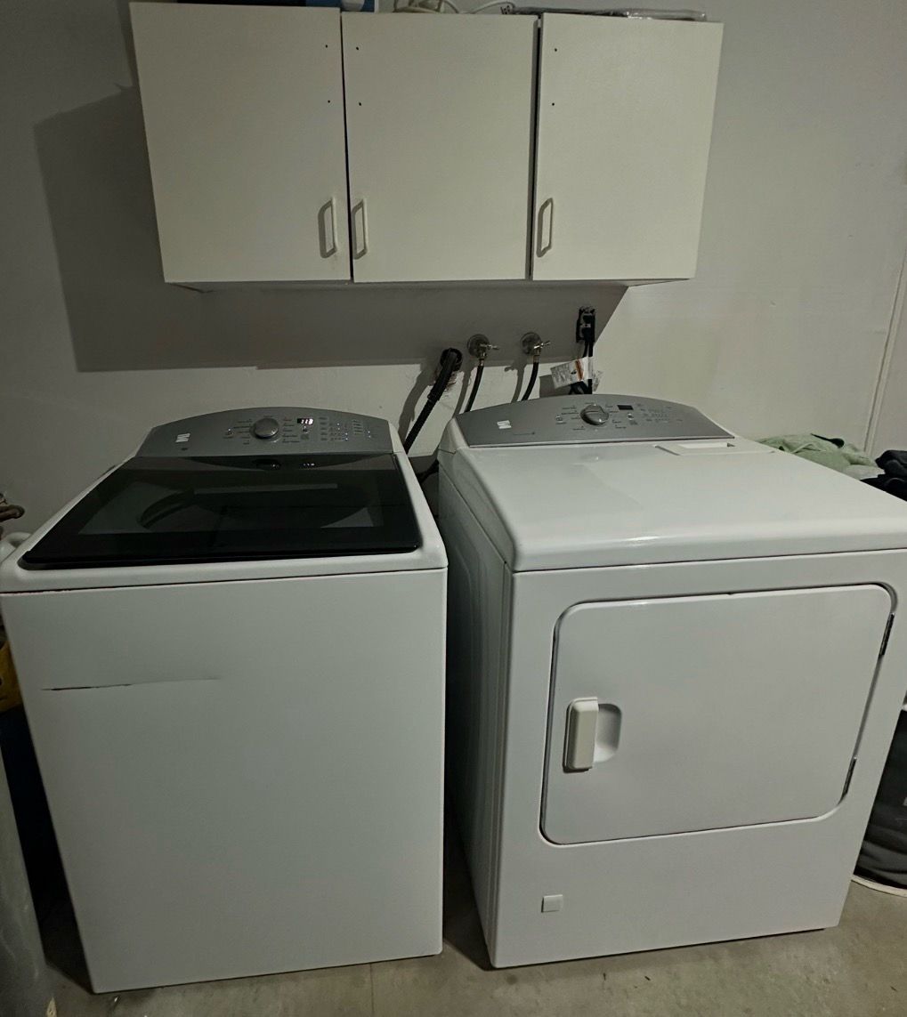 Washer and dryer kenmore