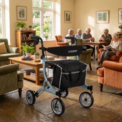 Koosom Rollator Walker - a lightweight aluminum mobility aid that includes a seat