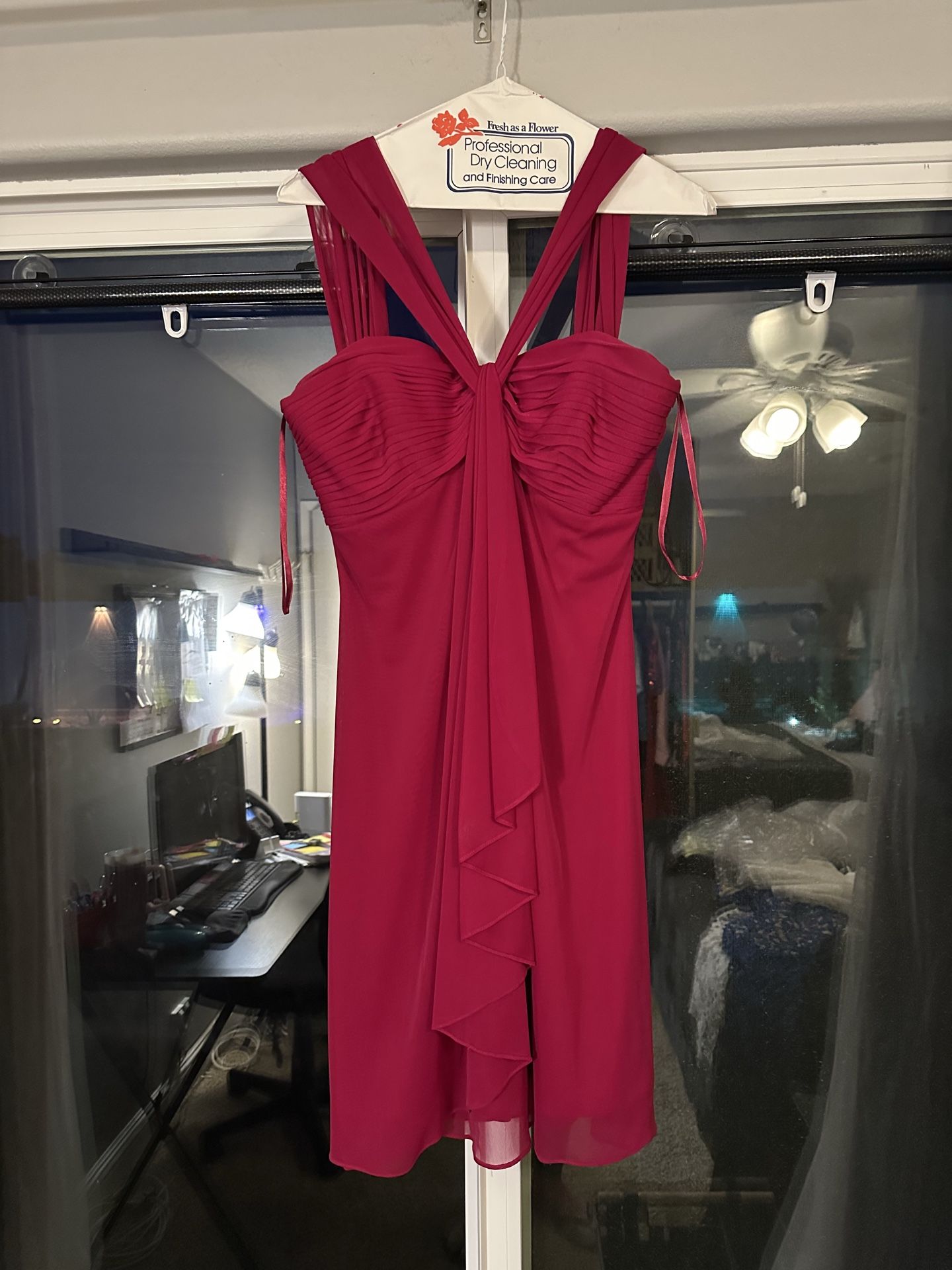 Fuchsia Pink Dress - Size 8 petit