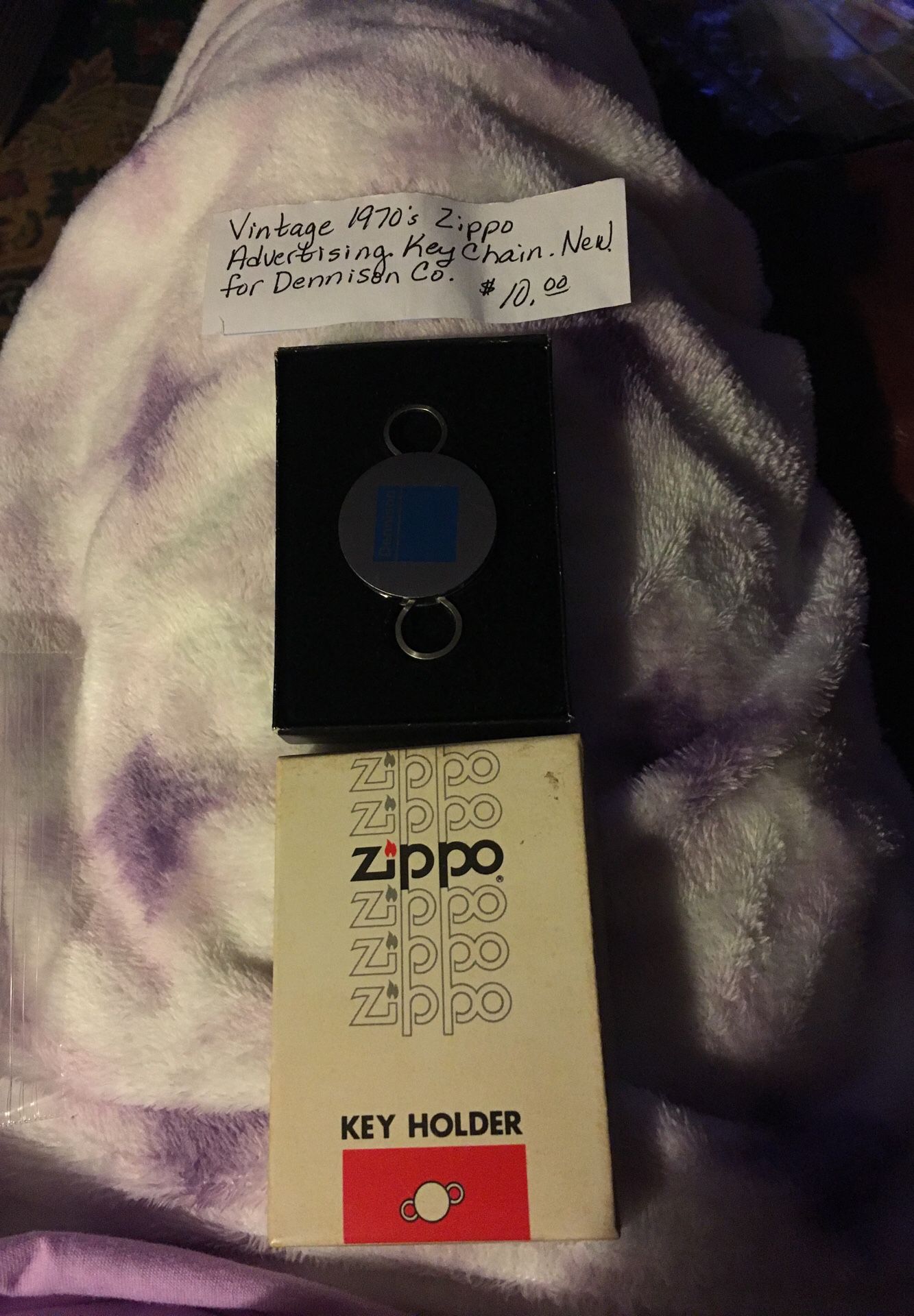 Vintage 1970’s Zippo Advertising Keychain