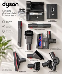Dyson Vacuum Attachments and Accessories Set