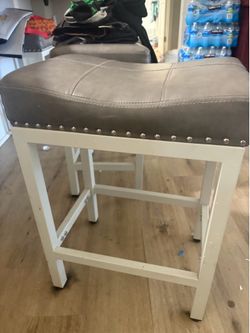 Grey bar stools