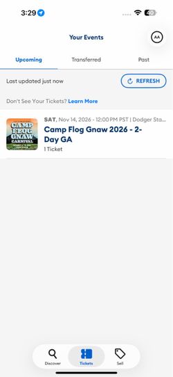 Camp Flog Gnaw - GA 2 day ticket