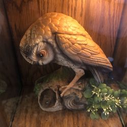 Mid Century Modern 1970 Vintage Owl Lamp