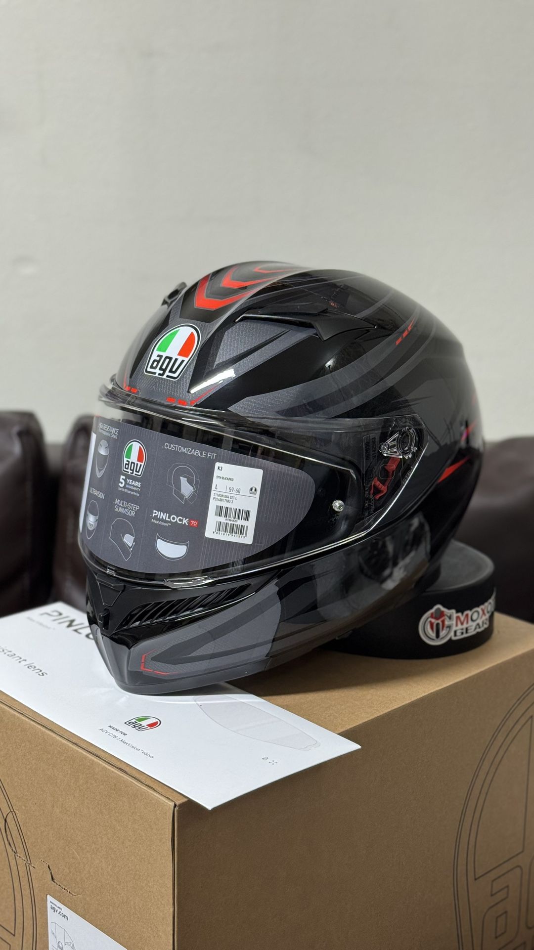 AGV K3 Helmet - Size Large