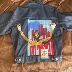 Muhammad Ali Platinum Fubu Jean Jacket 