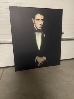 Al Pacino God Father Printed Canvas Art