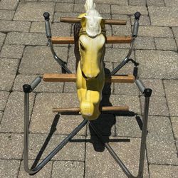 Vintage 1950s Spring Rocking Horse 