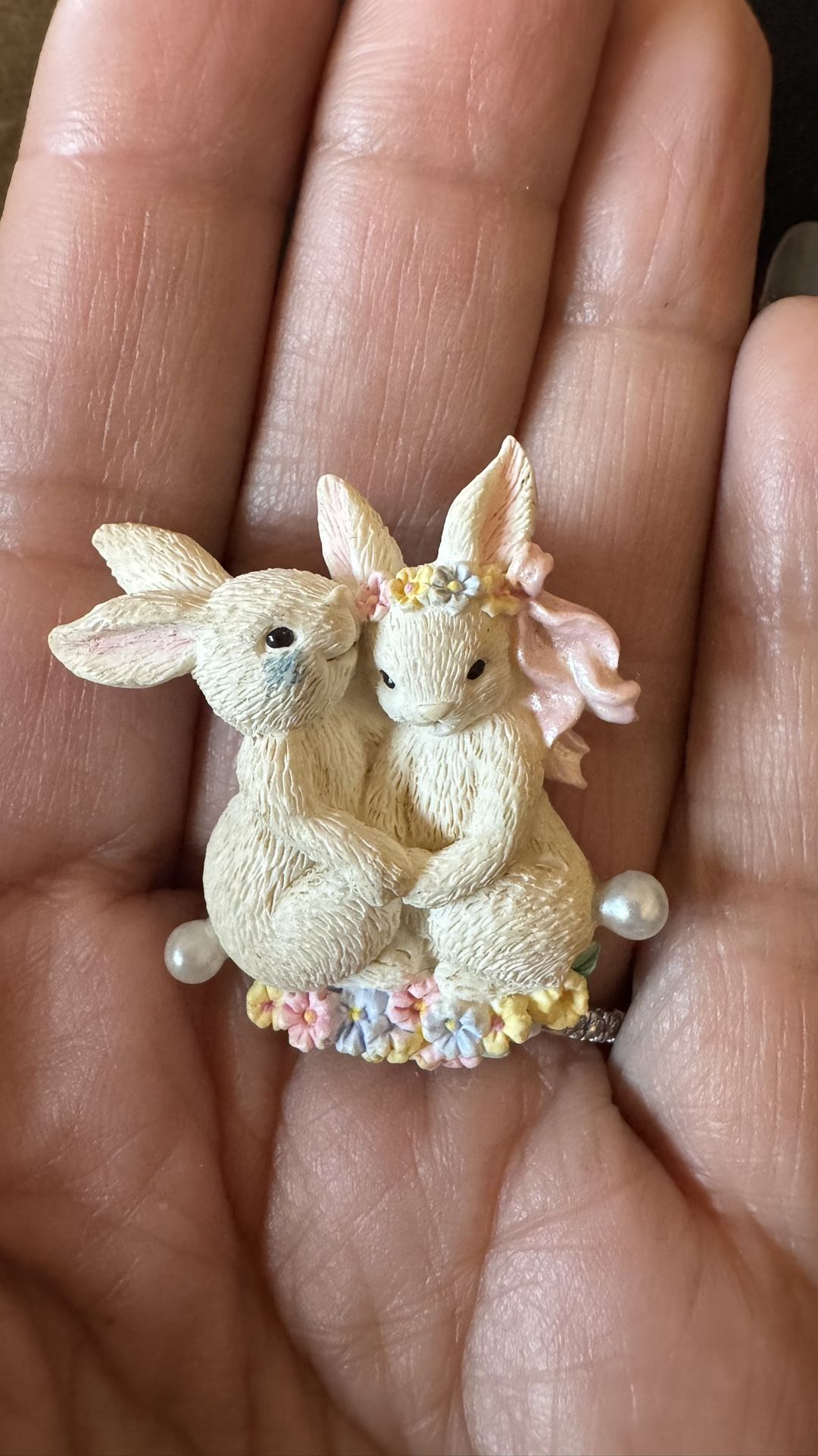 mr. And Mrs. Bunny Avon Novelty Pin