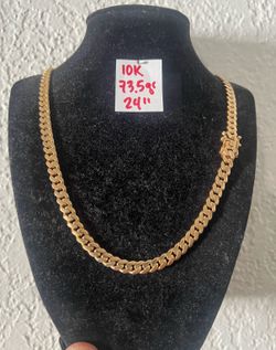 10K  Solid Gold 🇨🇺 Links Chain BRAND NEW   73.5Gr 24 Inches Long