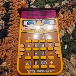 TEXAS INSTRUMENTS "LITTLE PROFESSOR" CALCULATOR - 1978 - TESTED/WORKING