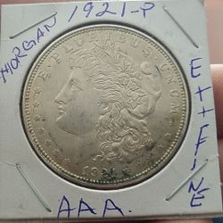 1921 ONE FINE LADY MORGAN SILVER DOLLAR!