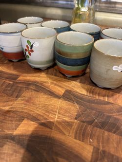 Porcelain Sake Cups Or Shot Glass