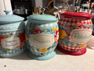 Pioneer woman canister sets