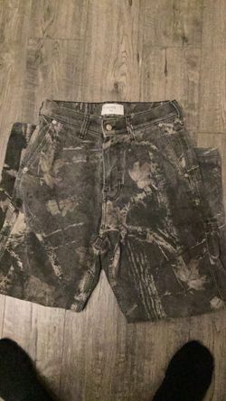 Mens Holister camo baggy jeans