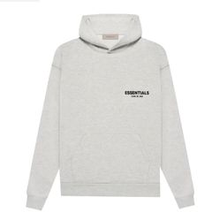 Fear of God Essentials Hoodie Light Oatmeal (Extra Large)