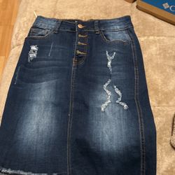Jean Skirt