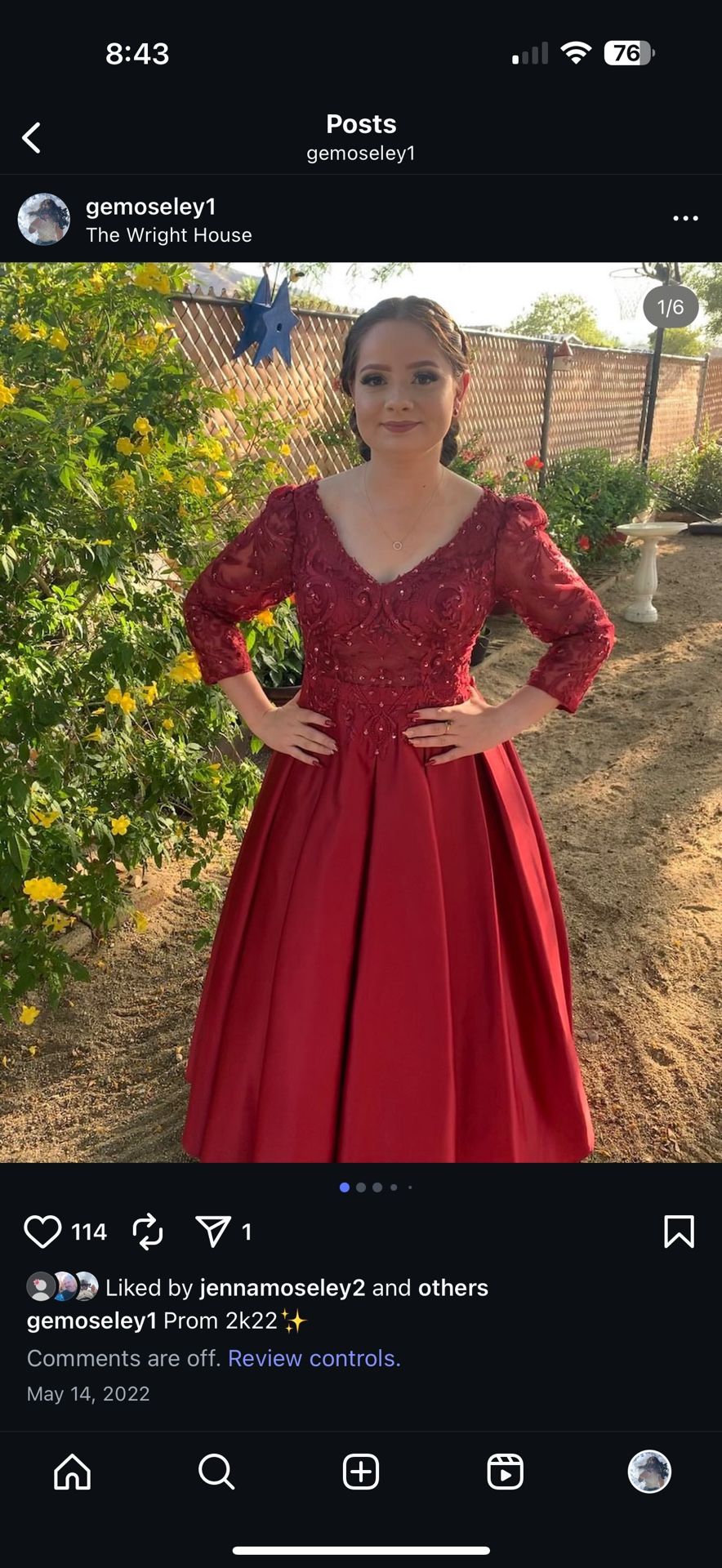 Red Ballgown