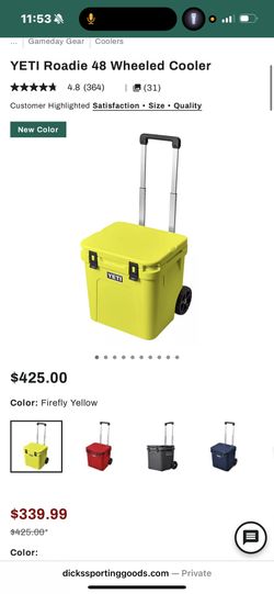 Yetti Roadie 48 Coolers (x2)