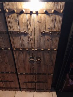Mid-century decor doors