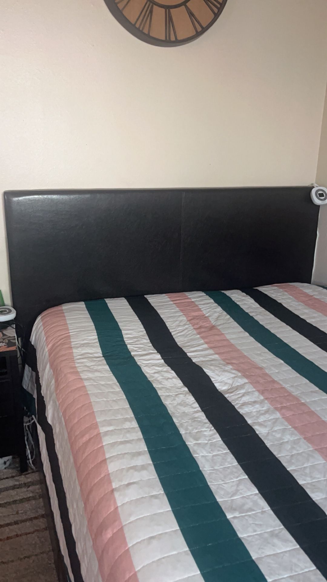 Queen Bed frame & Headboard