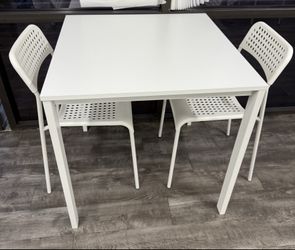 Ikea table white