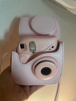 Pink Polaroid camera