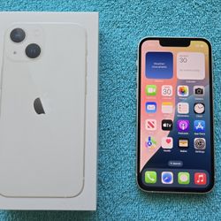 Unlocked Apple iPhone 13 Mini, Starlight, 128GB 