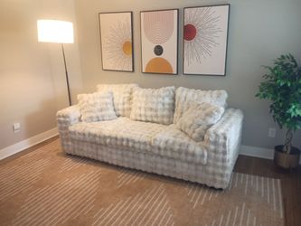 Fox Fur Couch