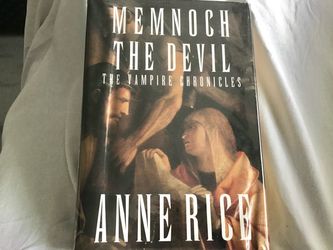 Anne Rice Autograph Memnoch the Devil 1st Edition Hardcover Book Vampire Chronicles
