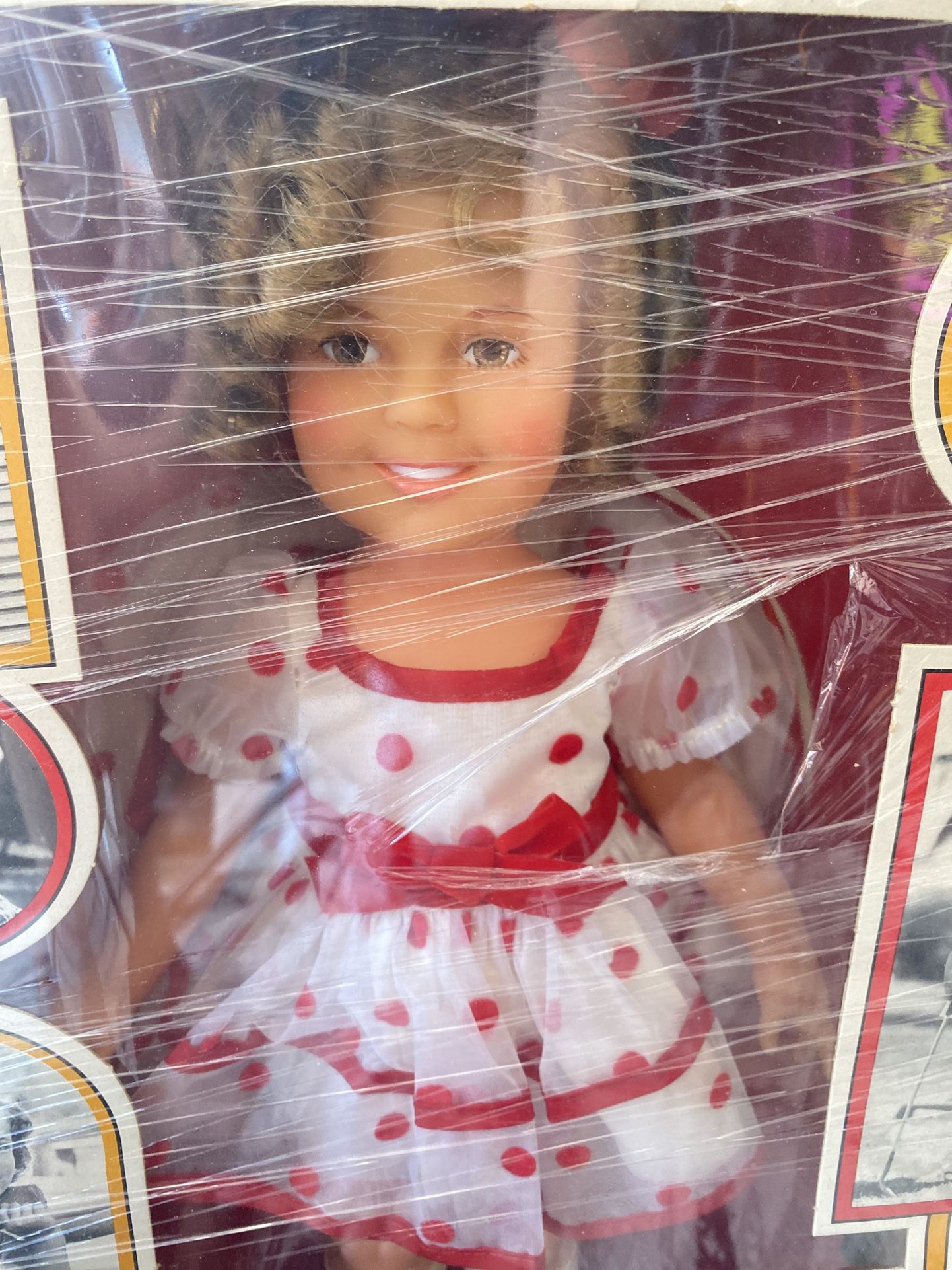 VINTAGE SHIRLEY TEMPLE DOLL FROM IDEAL-'NOW APPEARING' NO.1125 - 1973