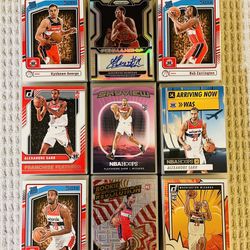 Washington Wizards 315 Card Basketball Lot! Rookies, Prizms, Parallels, Autographs, Case Hits, Short Prints, Variations & More!