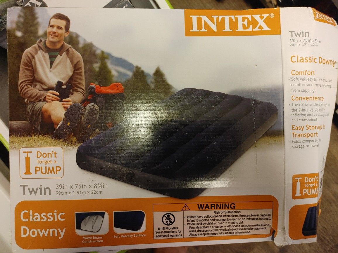 Twin air mattress