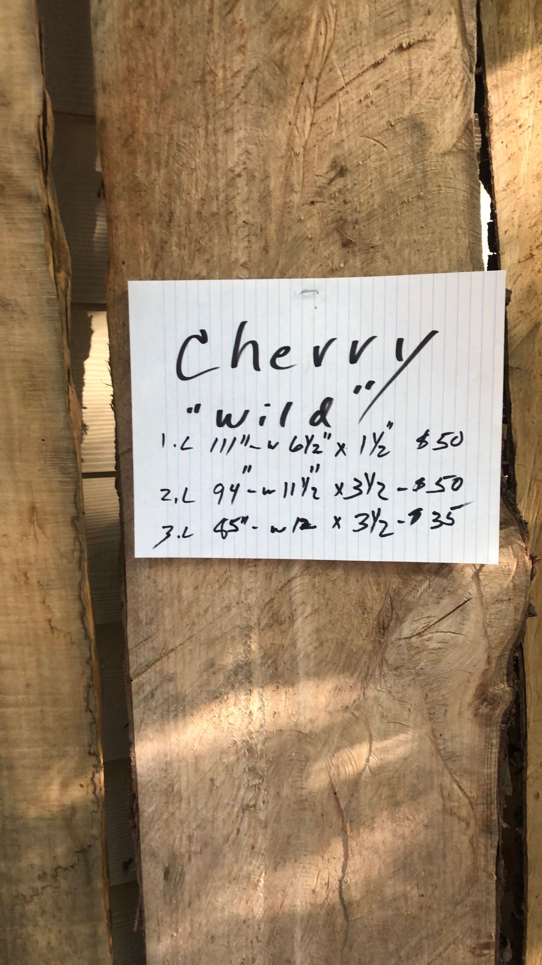 Cherry Slabs