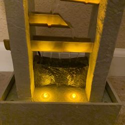 Bamboo Style Tabletop Water Fountain