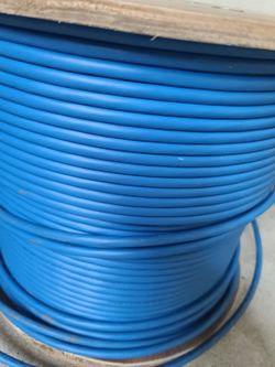 Cat6e Shielded Plenum Cable (Blue) - $40