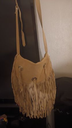 Apache Leather Shoulder Strap Purse..