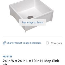 Mop sink and faucet brand new inbox $150