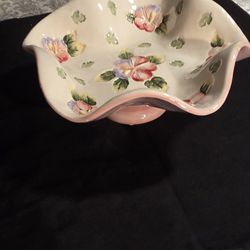 Hand Painted Ceramic Dish