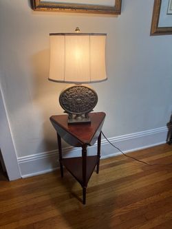 Table and lamp