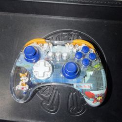 Sonic Nintendo Switch Wireless Controller PDP REALMz Clear Blue